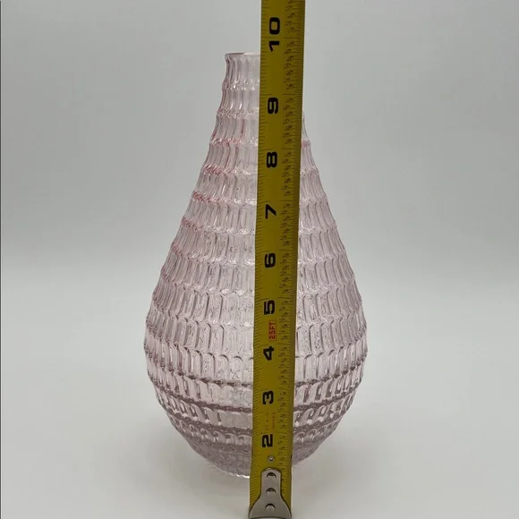 Xouvy Jane Modern Amethyst Glass Vase Ornaments Living Room Flower Home - Picture 8 of 9